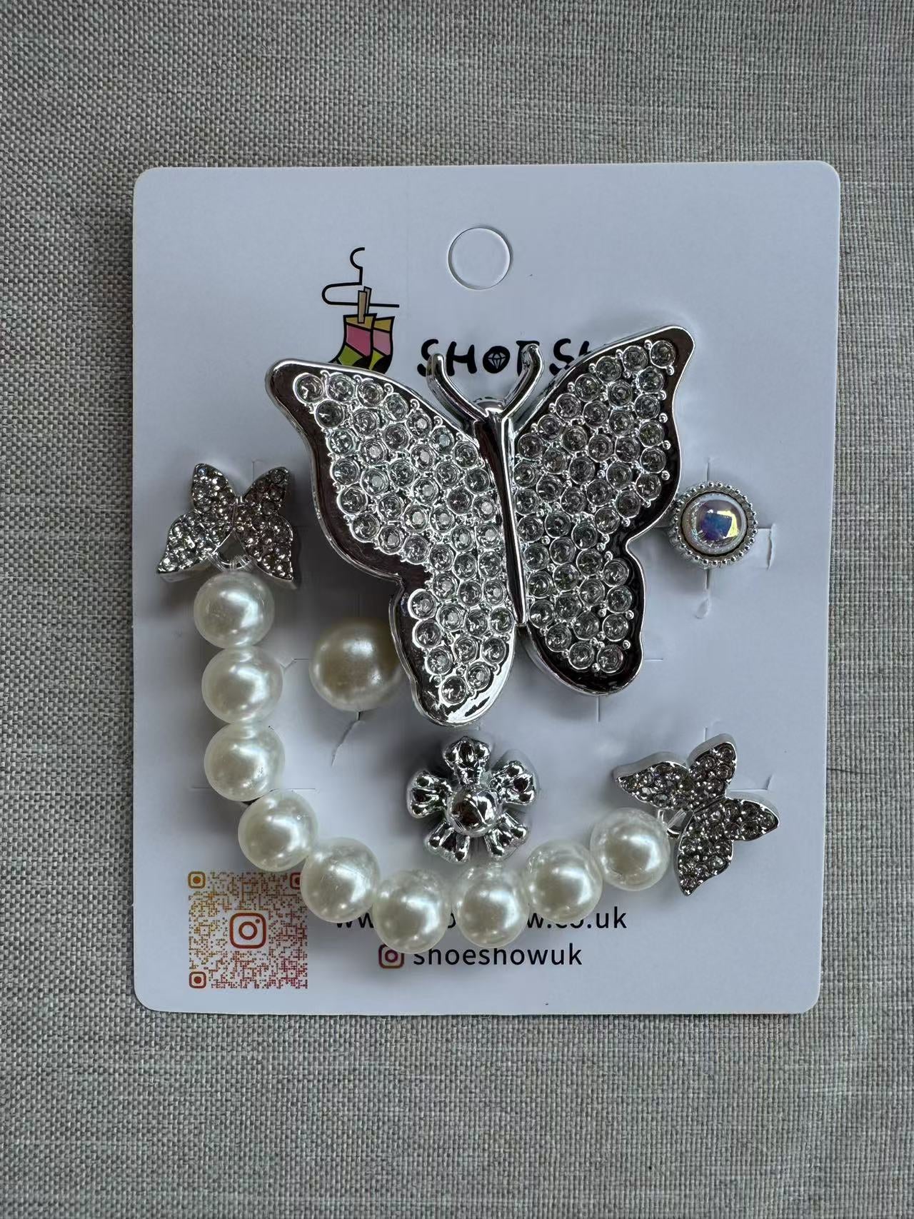 Silver Metal Coated Charm Sets 5