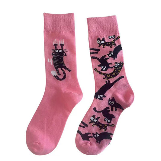 Mismatched Socks Cat Patten B