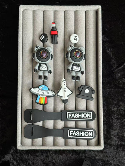 Astronauts Charms Set with Tag Charms